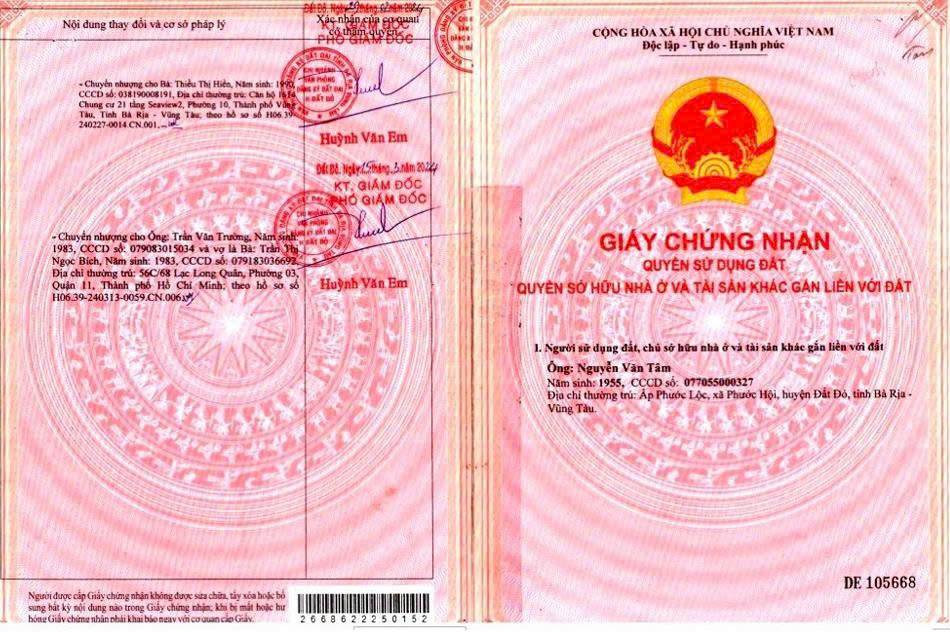 Bán đất thị trấn Phước Hải, Bà Rịa - Vũng Tàu, diện tích lớn gần biển, cực đẹp